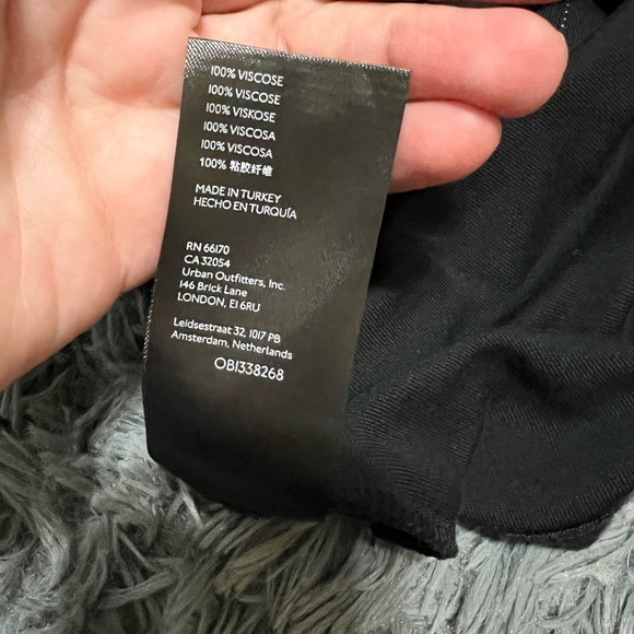 Anthropologie Maeve black striped tee sz M EUC - Picture 6 of 6